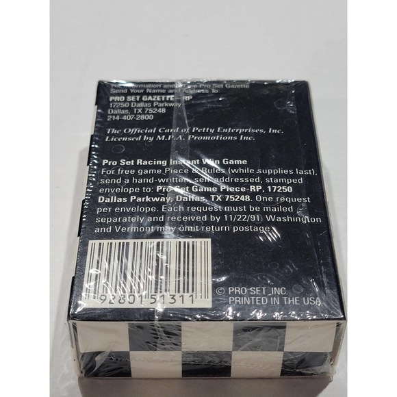 1991 Pro Set Petty Family 50 Card Factory Sealed Racing Set – Richard Petty - Picture 2 of 3